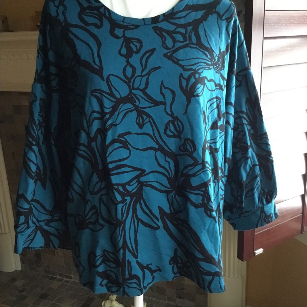 Chico’s French terry lightweight sweatshirt . Size L Chico’s size 2